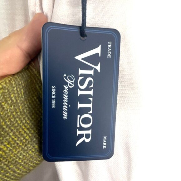 Visitor Premium Men's Solid Poly Crew Neck T-Shirt XXL Pastel Pink Short Sleeves - Picture 3 of 8